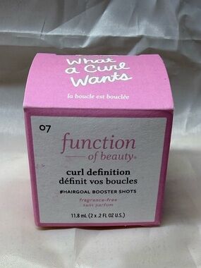 Function of beauty Curl Definition Booster Shots